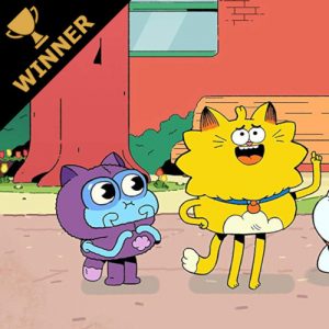 Tim Bain - Best Children's Television script for Counterfeit Cat, "Room of Panic", British Writer's Guild Awards 2018 and Best Animation script for Counterfeit Cat, "Room of Panic", Australian Writers Guild Award 2018